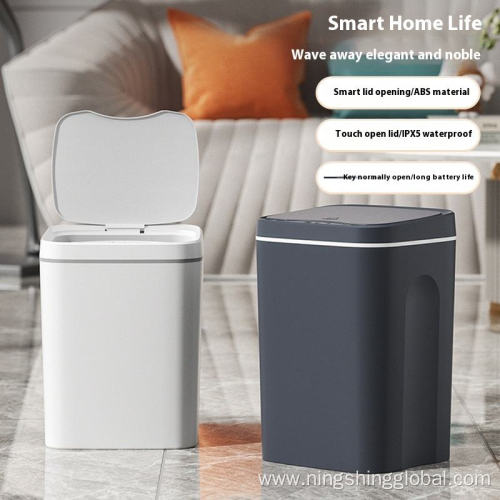 14L/16L Cross-Border Smart Sensor Plastic Trash Can